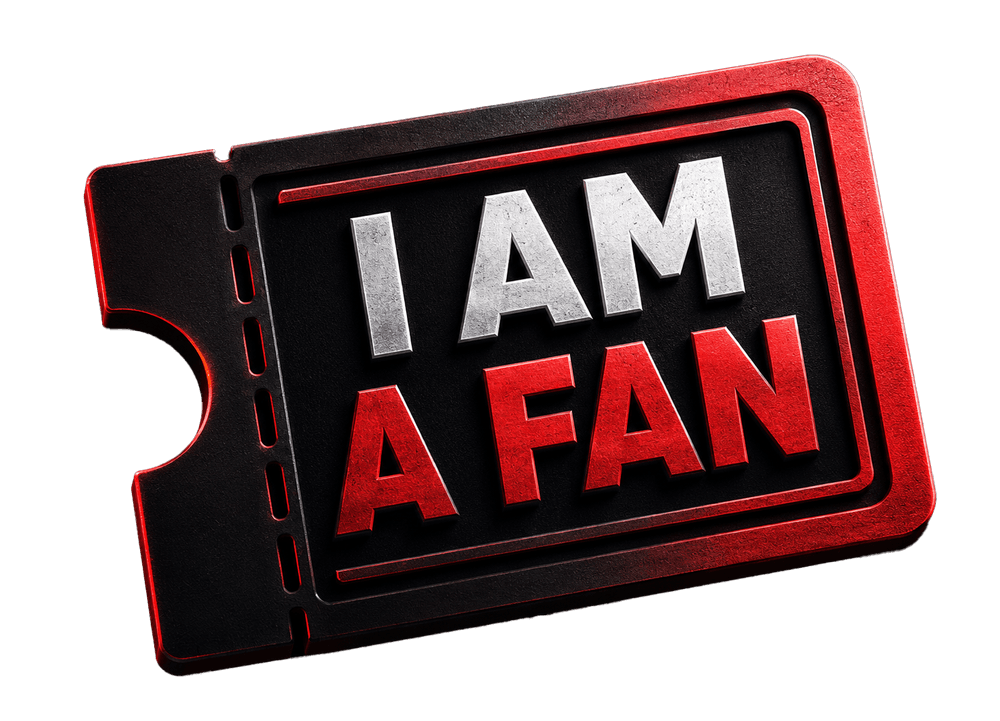 I Am A Fan ticket emblem
